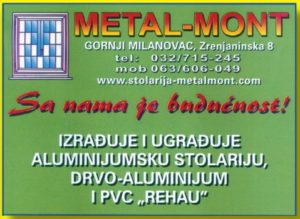 metal-mont alu pvc stolarija gornji milanovac